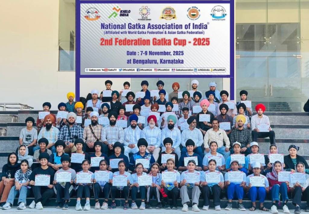 Punjabs Gatka players win 2nd Federation Gatka Cup Haryanvi Gatka players remain runnersup